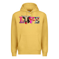 Antique Gold love with holstein cow Premium Hoodie - AdoDesignShop