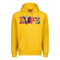 Lemon love with holstein cow Premium Hoodie - AdoDesignShop