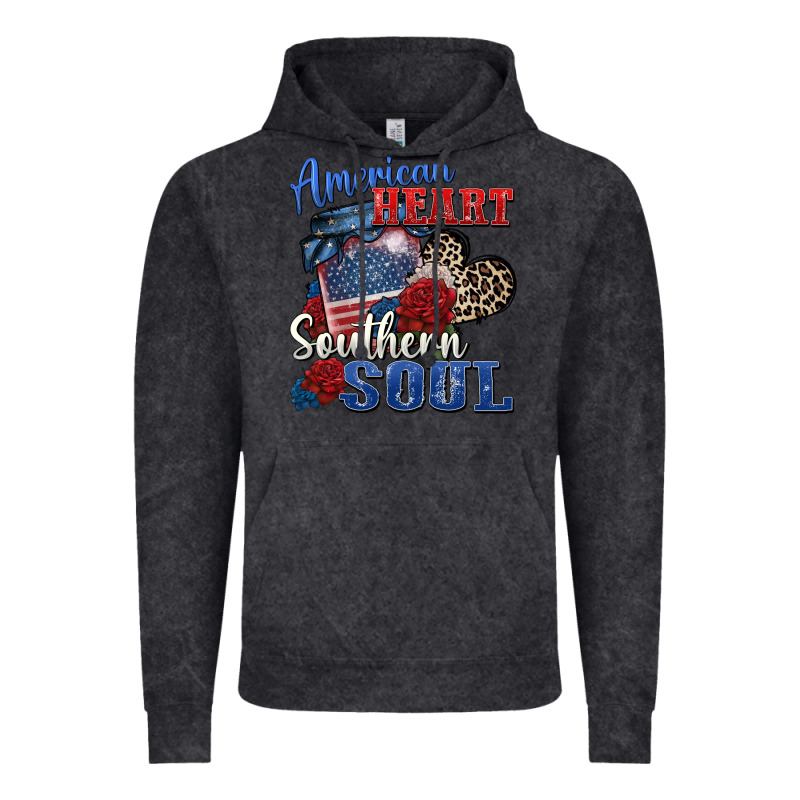 American Heart Southern Soul Vintage Hoodie by Zillion Design Studio | Teevron