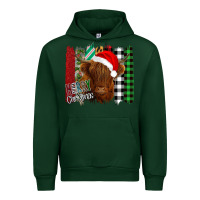 Forest Green Merry Christmas Cow Urban Hoodie - Bettercallsaul