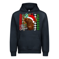 Navy Merry Christmas Cow Urban Hoodie - Bettercallsaul