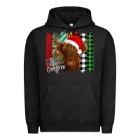 Pigment Black Merry Christmas Cow Urban Hoodie - Bettercallsaul