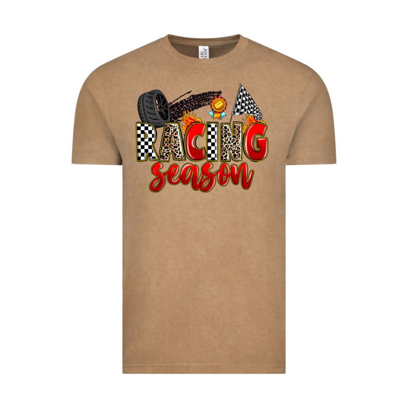 Racing Season Vintage Tee by Zillion Design Studio | Teevron