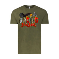 Vintage Olive racing season Vintage Tee - Zillion Design Studio