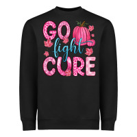 Black go fight cure Heavyweight Sweatshirt - Zillion Design Studio