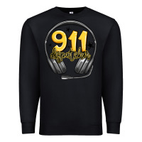 Black 911 dispatcher Premium Sweatshirt - MaliasSmallBusiness