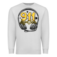 Dove Grey 911 dispatcher Premium Sweatshirt - MaliasSmallBusiness