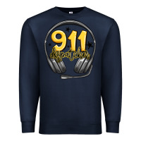 Navy 911 dispatcher Premium Sweatshirt - MaliasSmallBusiness