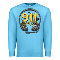 Ocean Blue 911 dispatcher Premium Sweatshirt - MaliasSmallBusiness