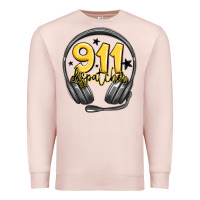 Pale Pink 911 dispatcher Premium Sweatshirt - MaliasSmallBusiness