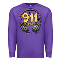 Purple 911 dispatcher Premium Sweatshirt - MaliasSmallBusiness