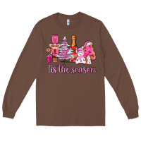 Chestnut tis the season pink christmas Long Sleeve Tee - AdoDesignShop