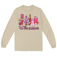 Mushroom tis the season pink christmas Long Sleeve Tee - AdoDesignShop