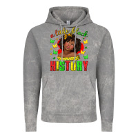Cloud Rock a little black history with girl juneteenth Vintage Hoodie - texasbilliewilder