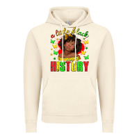 Vintage Artic a little black history with girl juneteenth Vintage Hoodie - texasbilliewilder