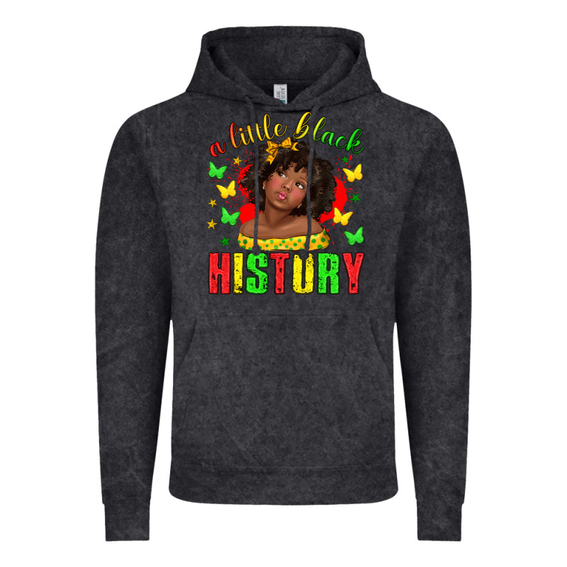 A Little Black History With Girl Juneteenth Vintage Hoodie by texasbilliewilder | Teevron
