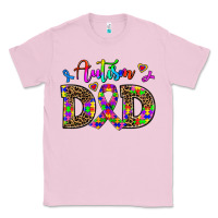 Bubblegum Pink rainbow colors autism dad Classic Tee - AdoDesignShop