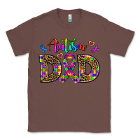 Chestnut rainbow colors autism dad Classic Tee - AdoDesignShop