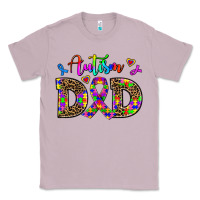 Lilac rainbow colors autism dad Classic Tee - AdoDesignShop