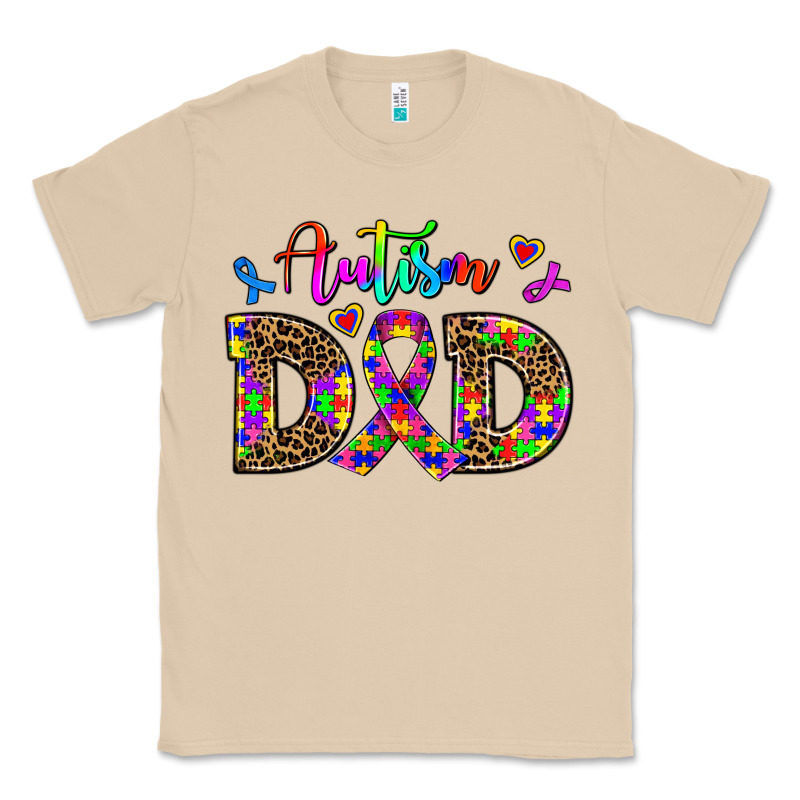 Rainbow Colors Autism Dad Classic Tee by AdoDesignShop | Teevron