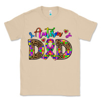 Mushroom rainbow colors autism dad Classic Tee - AdoDesignShop