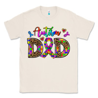 Natural rainbow colors autism dad Classic Tee - AdoDesignShop