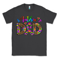 Smoke rainbow colors autism dad Classic Tee - AdoDesignShop