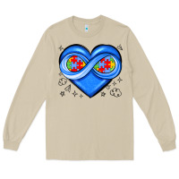 Mushroom infinity heart autism awareness Long Sleeve Tee - JahusDesignShop