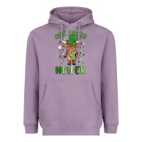 Lavender one lucky heifer Heavyweight Hoodie - MaliasSmallBusiness