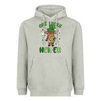 Moon Dust one lucky heifer Heavyweight Hoodie - MaliasSmallBusiness