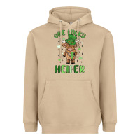 Mushroom one lucky heifer Heavyweight Hoodie - MaliasSmallBusiness