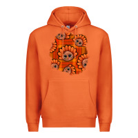Carrot Thanksgiving Turkey With Tartan Patch Premium Hoodie - BundleAndBundleShop