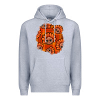 Thanksgiving Turkey With Tartan Patch Premium Hoodie | Teevron