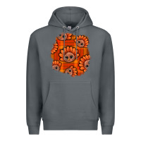 Rock Thanksgiving Turkey With Tartan Patch Premium Hoodie - BundleAndBundleShop