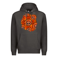 Smoke Thanksgiving Turkey With Tartan Patch Premium Hoodie - BundleAndBundleShop