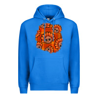 True Royal Thanksgiving Turkey With Tartan Patch Premium Hoodie - BundleAndBundleShop