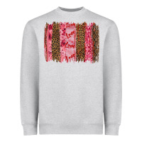 Heather Grey valentine's day love brushstrokes Heavyweight Sweatshirt - RanaPortraitStore