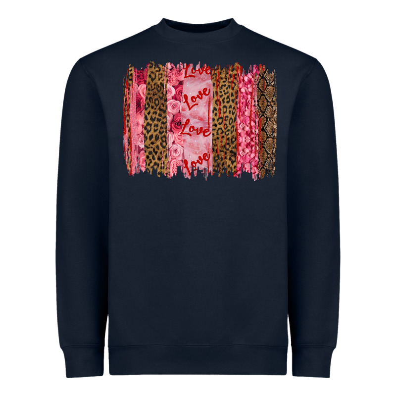 Valentine's Day Love Brushstrokes Heavyweight Sweatshirt by RanaPortraitStore | Teevron