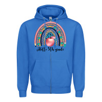 True Royal hello 5th grade Zipper Hoodie - JahusDesignShop
