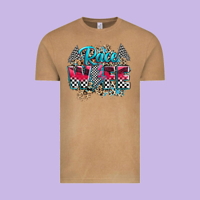 Race Wife Vintage Tee Designed By Zillion Design Studio