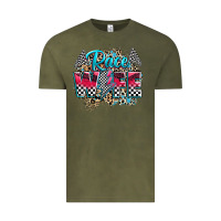 Vintage Olive race wife Vintage Tee - Zillion Design Studio