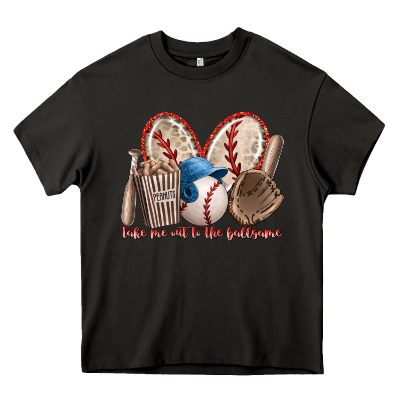 Take Me Out To The Ballgame Heavy Core Tee by RacoonDesign | Teevron