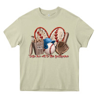 Mossy take me out to the ballgame Heavy Core Tee - RacoonDesign
