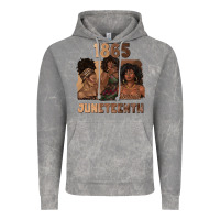 Cloud Rock 1865 juneteenth melanin with afro Vintage Hoodie - texasbilliewilder