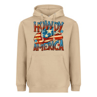 Mushroom howdy america Heavyweight Hoodie - MaliasSmallBusiness
