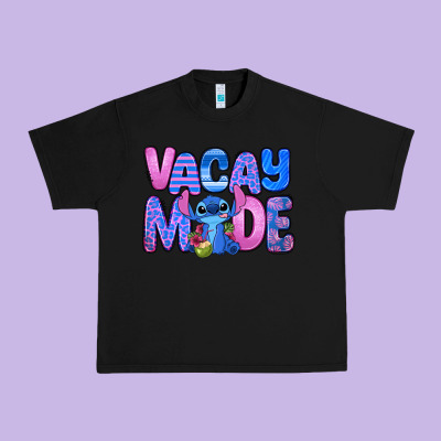 Vacay Mode Stitch Urban Heavy Tee Designed By Zillion Design Studio