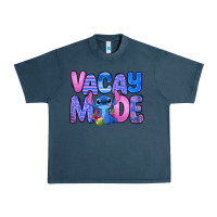 Midnight Navy vacay mode stitch Urban Heavy Tee - Zillion Design Studio