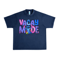 Navy vacay mode stitch Urban Heavy Tee - Zillion Design Studio