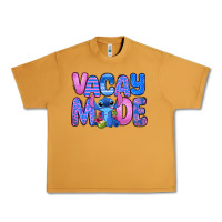 Peanut Butter vacay mode stitch Urban Heavy Tee - Zillion Design Studio