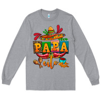 Heather Grey papa cito cinco de mayo Long Sleeve Tee - AdoDesignShop
